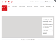 Tablet Screenshot of ordberoende.com